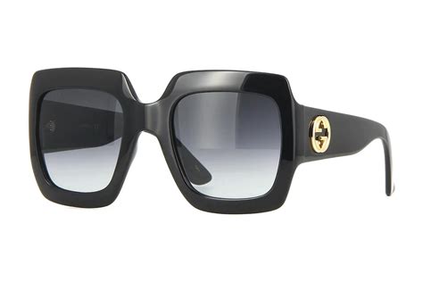 Gucci Web Sunglasses 54MM Black/Grey (GG0053S) .